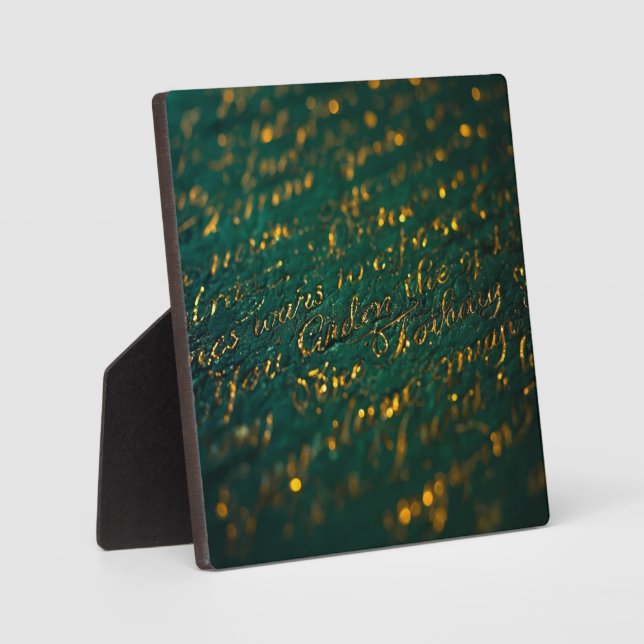 Calligraphy of the Unknown Fotoplatte (Vorderseite)