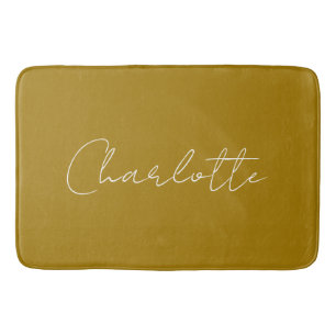 Calligraphy Script Gold Color Individuelle Name Ed Badematte