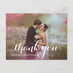 CALLIGRAPHY SCRIPT WEDD DANK IHNEN POSTCARDS POSTKARTE