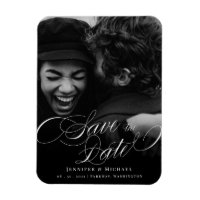 Calligraphy Wedding Classic Elegant Save the Date