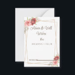 Calligraphy Wedding Well Wünsche & Advice Card Hinweiskarte<br><div class="desc">Das ist schöne elegante Kalligraphie Hochzeit gute Wünsche und Ratgeber Karte. Das ist perfekt für Ihre einfache, skurrile Boho Regenbogenhochzeit. Es ist perfekt wie Hochzeitskarten, Platzkarten, Visitenkarten und mehr. Es ist perfekt für eine moderne Hochzeit und kann für jede Veranstaltung genutzt werden. Diese Ratschläge können als Gästebuchalternative für Hochzeitsempfang, Brautparty,...</div>