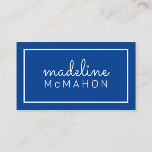 CALLING CARD Moderne Mommy chic kühn königlich bla Visitenkarte