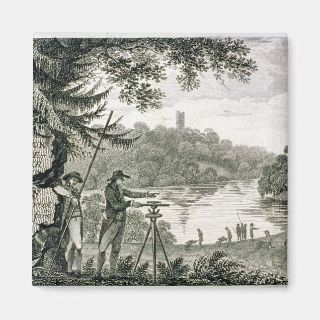 Calling Card of Humphrey Repton, eingraviert von T Magnet (Vorne)