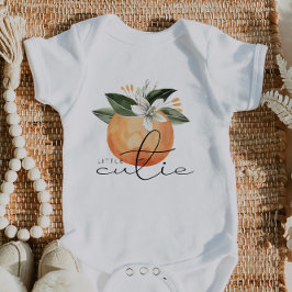 CALLIOPE Kleine Süsse Clementine Orange Baby Baby Strampler