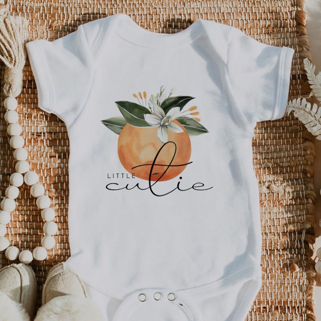 CALLIOPE Kleine Süsse Clementine Orange Baby Baby Strampler (Von Creator hochgeladen)