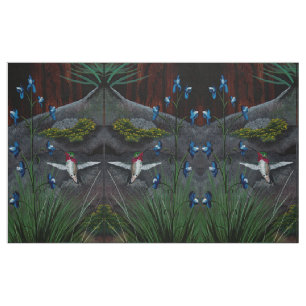 Calliope-Kolibri-Gewebe Stoff