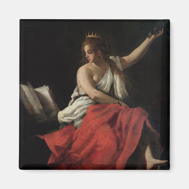 Calliope, Muse epischer Poesie Magnet (Vorne)