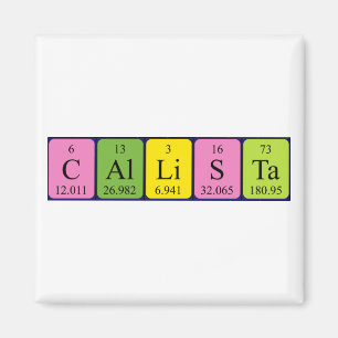 Callista-Periodenmagnet Magnet
