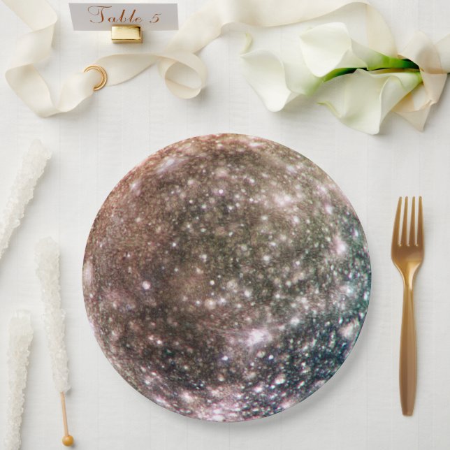 Callisto Tableware from the Celestial Collection  Pappteller (Hochzeit)