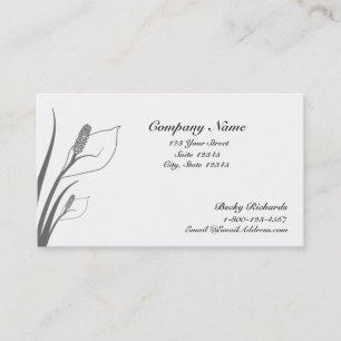 Cally Lilies Business Cards Visitenkarte