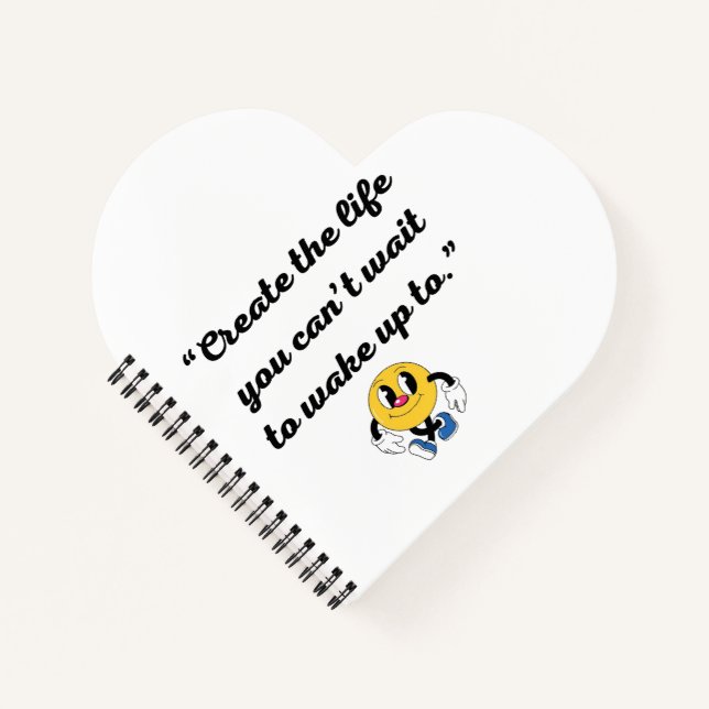 Calm Abstrakt Spiral Notebook Notizbuch (Vorderseite)