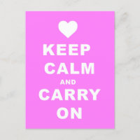 CALM AN CARRON AUF Pink behalten