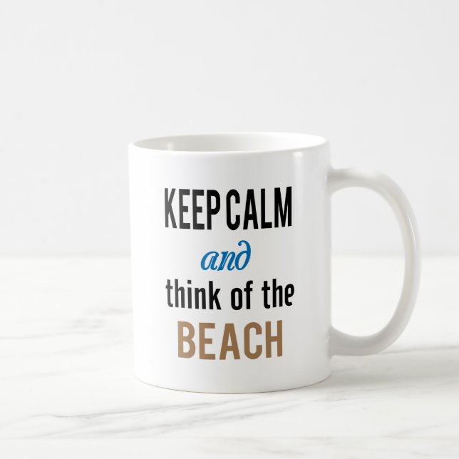 Calm Beach Tasse (Rechts)