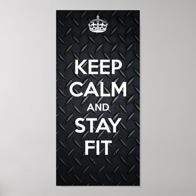 CALM behalten UND BLEIBE Poster (Vorne)
