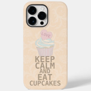 CALM behalten UND Cupcakes essen aquamarin Case-Mate iPhone Hülle