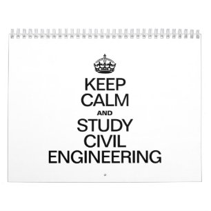 CALM behalten UND ZIVILE ENGINEERIN UNTERSUCHT Kalender