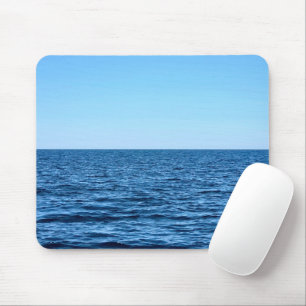 Calm Blue Lake Michigan Water Mousepad
