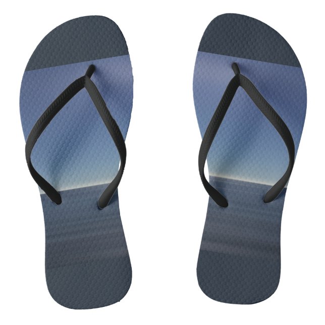 Calm Blue Ocean Flip Flops (Fußbett)