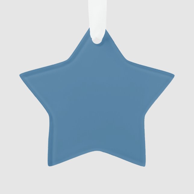 Calm Blue Ornament (Vorderseite)