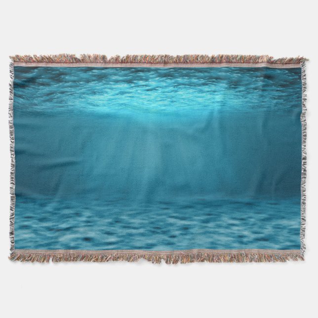 Calm Blue Underwater Ocean Scene Decke (Vorderseite)