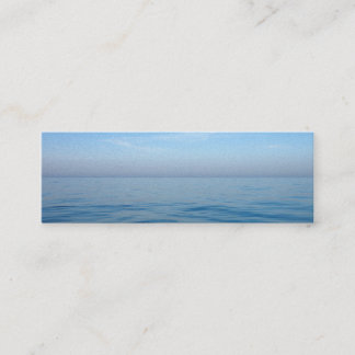 Calm Blue Waters Mini Visitenkarte