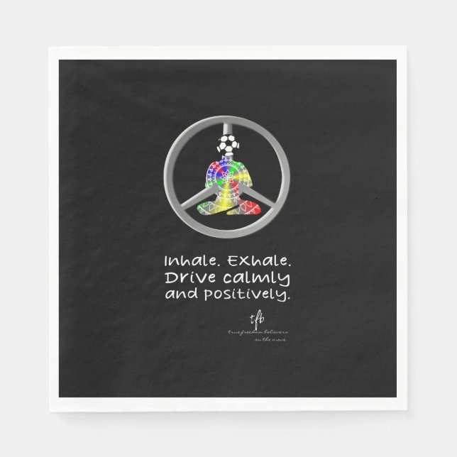 Calm Car Ride Zuhause Lifelike TV Soccer Serviette (Vorderseite)