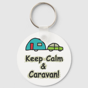 Calm Caravan Behalten Schlüsselanhänger
