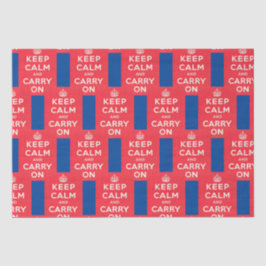 CALM & CARRY ON behalten, Seidenpapier