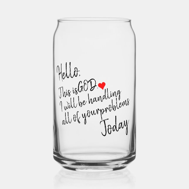Calm Comfort Daily Encouragement Surrender Gift  Dosenglas (Vorderseite)