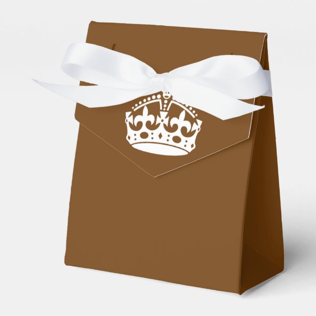 Calm Crown auf Brown behalten Geschenkschachtel (Vorderseite)