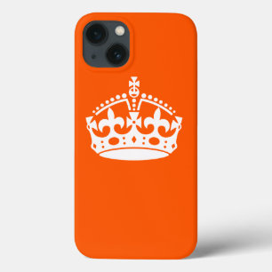 CALM-CROWN-Symbol auf Orange anpassen iPhone 13 Hülle