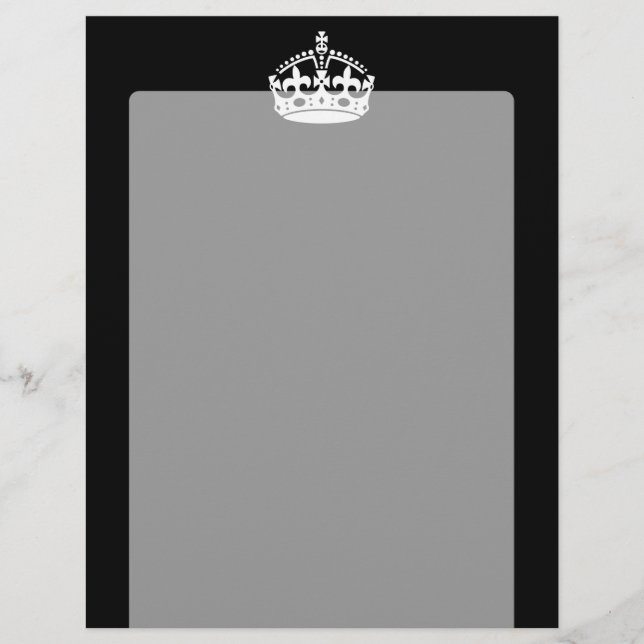 CALM-CROWN-Symbol auf Schwarz behalten (Vorderseite)