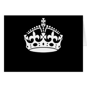 CALM-CROWN-Symbol auf Schwarz behalten