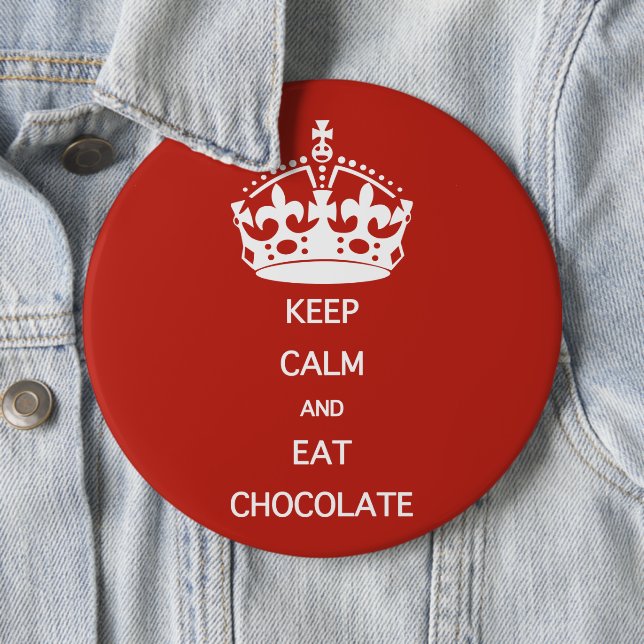 CALM-EAT-SCHOKOLADE behalten Button (Beispiel)