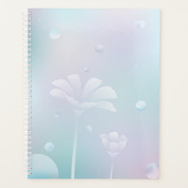 Calm Flower Hardcover Daily Planner Planer
