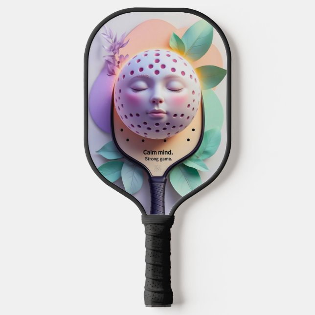 Calm Focus Pickleball 🎐 Pickleball Schläger (Vorderseite)