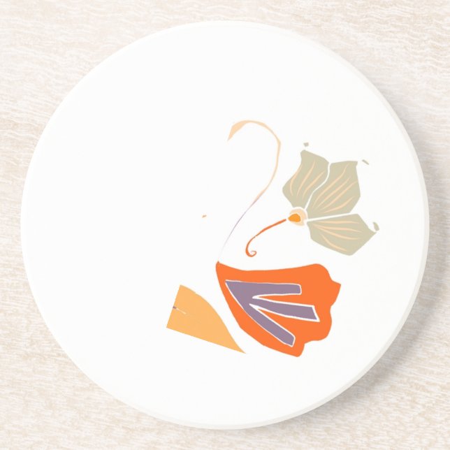 Calm Gefühl Design Getränkeuntersetzer (Vorne)