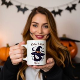 Calm Hexe personalisierte Mug Kaffeetasse