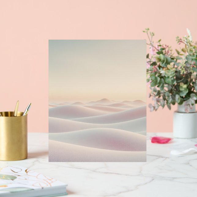 Calm light background with sand dunes (Mariage)