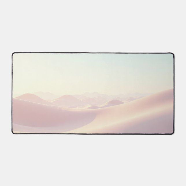 Calm light background with sand dunes schreibtischunterlage (Vorderseite)