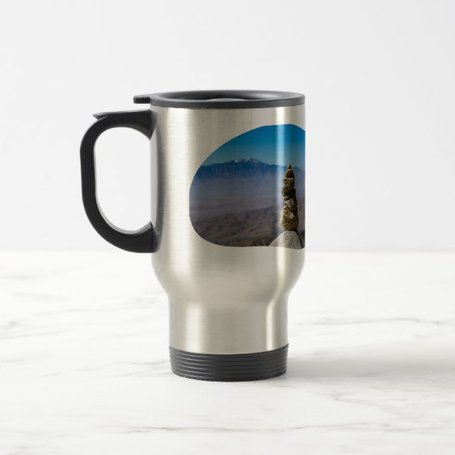 Calm Mind Balanced Life Mug Reisebecher (Links)