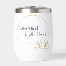 Calm Mind Joyful Heart Buddha Zitat