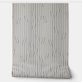 Calm Minimal Abstrakt Lines Grau Tapete