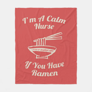 Calm Ramen Nurse 6 Blanket Fleecedecke