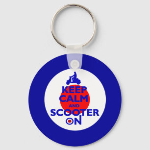 Calm Scooter auf Mod-Ziel behalten Schlüsselanhänger