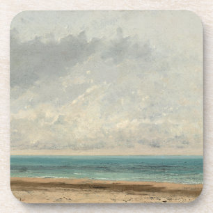 Calm Sea - Gustave Courbet Getränkeuntersetzer
