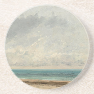 Calm Sea - Gustave Courbet Getränkeuntersetzer