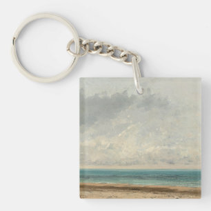 Calm Sea - Gustave Courbet Schlüsselanhänger