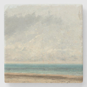Calm Sea - Gustave Courbet Steinuntersetzer