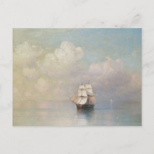 Calm Seas Ivan Aivazovsky Seescape Seefeld Postkarte